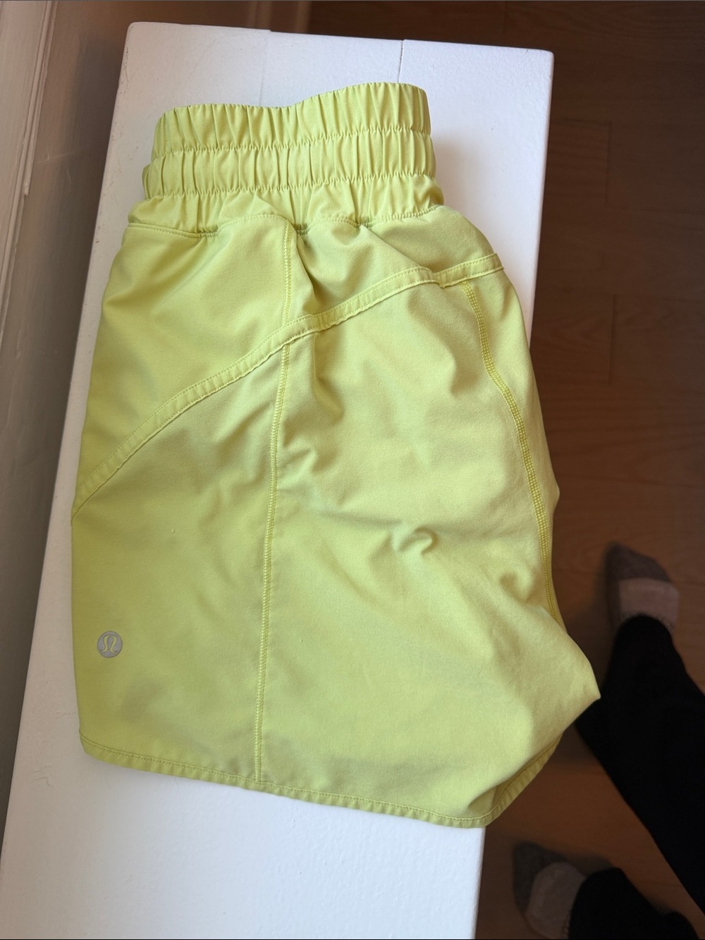 lululemon athletica Kids Neon Yellow Athletic Skort